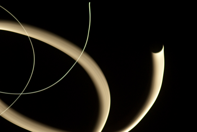 Venus and moon