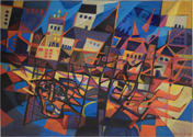 Zerrissene Stadt