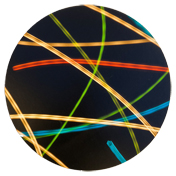 coloured curved line I